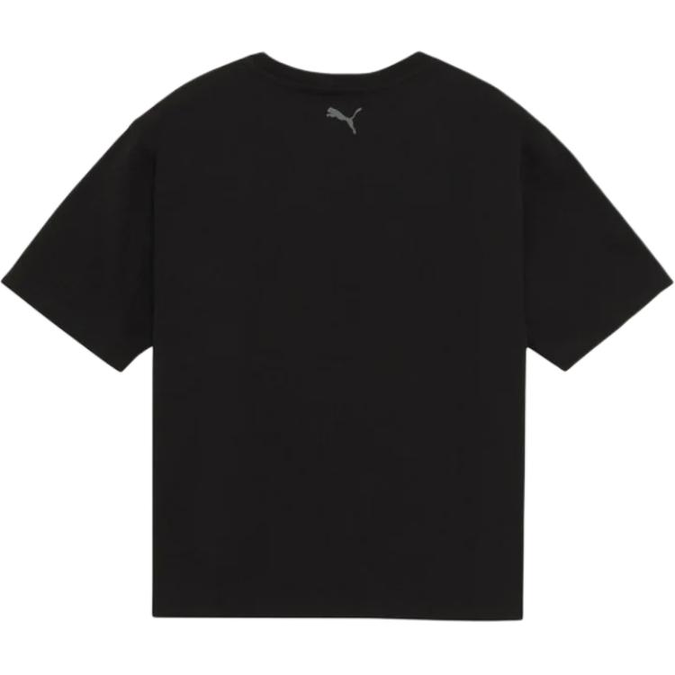 Puma Letter Logo Round Neck Short Sleeve T-Shirt Men tops 637335-01