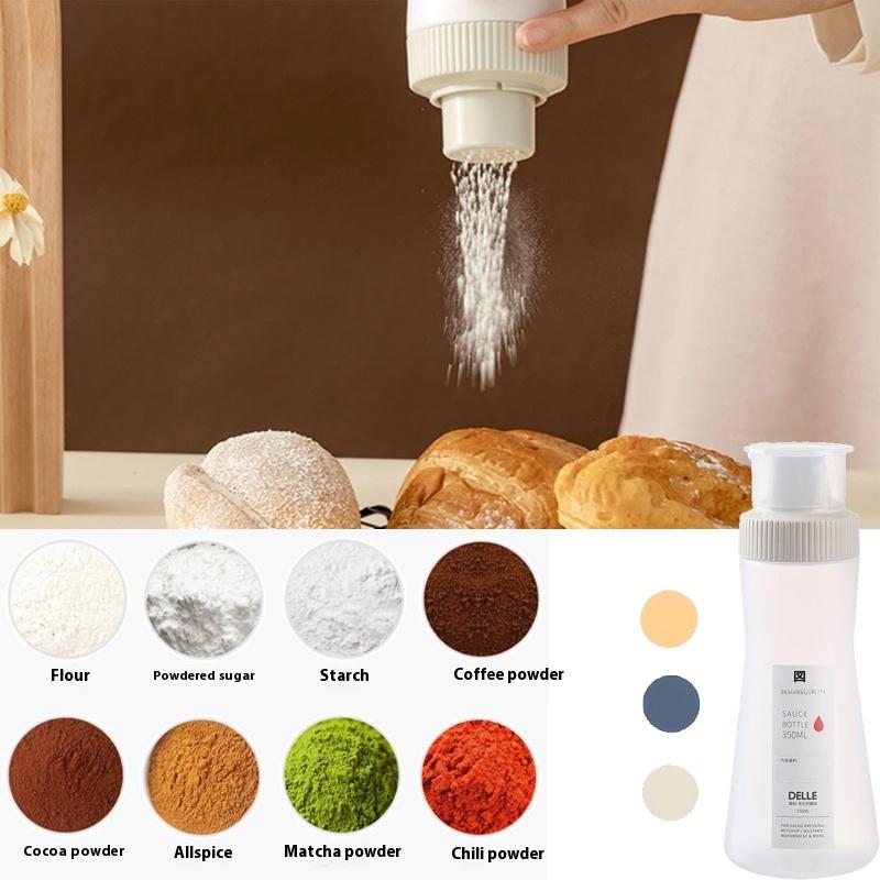 Seasoning Bottle Pepper Spice Dispenser Salt Sugar Squeeze Jar Bbq Coffee Powder Container Kitchen Sorting Storage Supplies