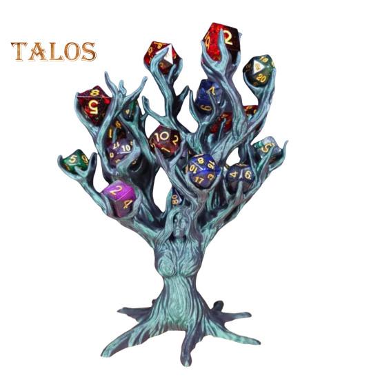 

Держатель для игральных костей Goddess Tree, настольный держатель для нескольких игральных костей, органайзер для игровых костей Tree RPG, игровой аксессуар для любителей настольных игр зелёный