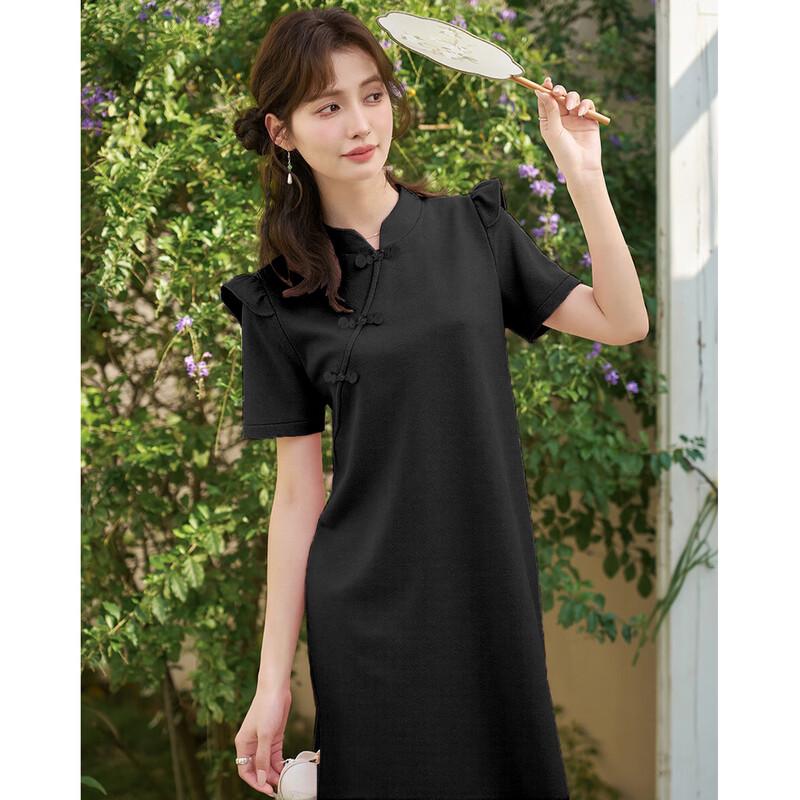 

Mocana Women s Casual Mid-Length Short Sleeve Dress One Size