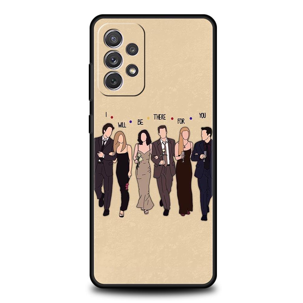 

Phone Case for Samsung Galaxy A13 A15 A17 A07 A21S A22 A23 A25 A31 A73 A32 A52 A52S A41 5G Soft TPU Shell Friends TV Fundas Bags Samsung A52s 5G