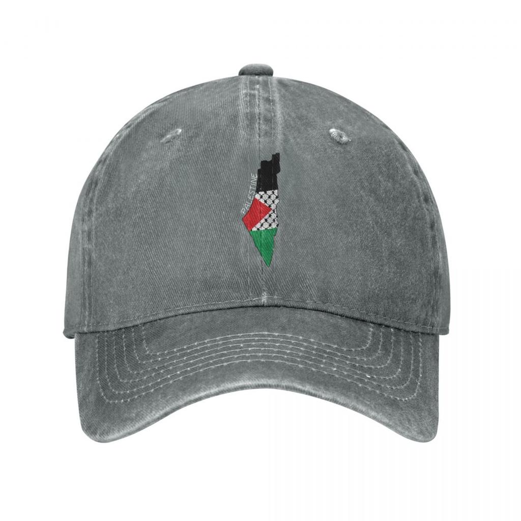 Palestine Palestinian Unisex Style Baseball Cap Distressed Denim Hats Cap Vintage Outdoor All Seasons Travel Adjustable Sun Cap