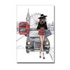 Fashion Paris Grils Canvas Poster Modern Wall Art Posters New York London Perfume Pictures Print Painting For Living Room Decor