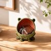 Big Mouth Frog Storage Box, Candy Dish Key Organizer Bowl for Entryway Table, Animal Shape Jewelry Tray for Home Office Kitchen Decor
