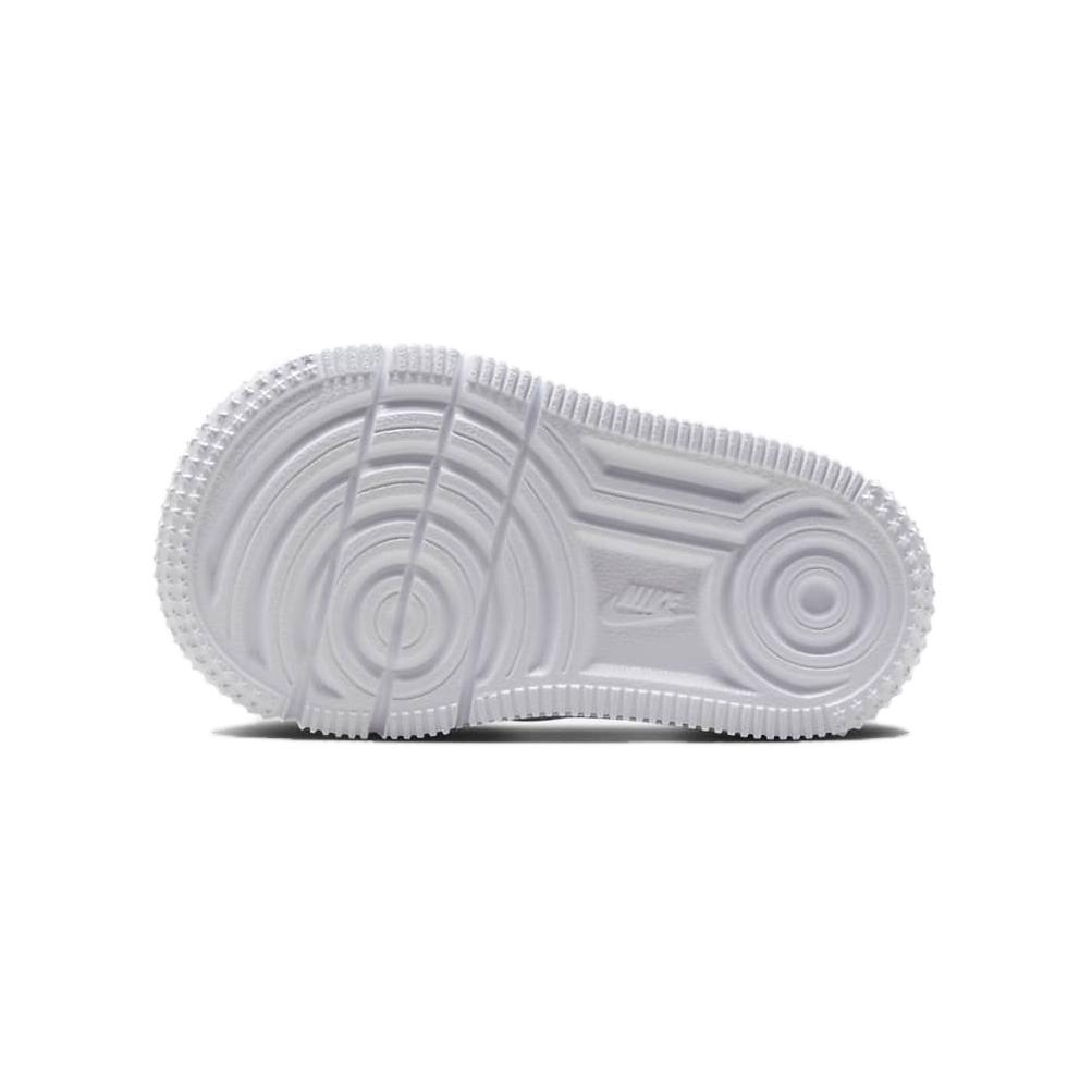 Nike Force 1 Low EasyOn TD Białe Zielone Uderzenie Dziecięce Sneakersy Czarne FN0236-106