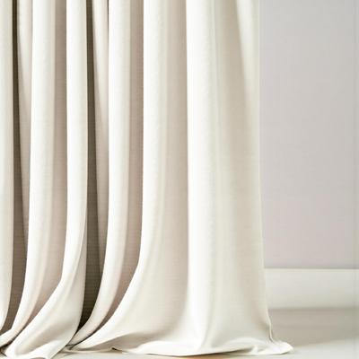 Topfinel Blackout Thermal Velvet 178cm Set of with for Living Room and Soundproofing Curtains, Insulated, Fabric, Long, 2, White, Hooks, Bedrooms,