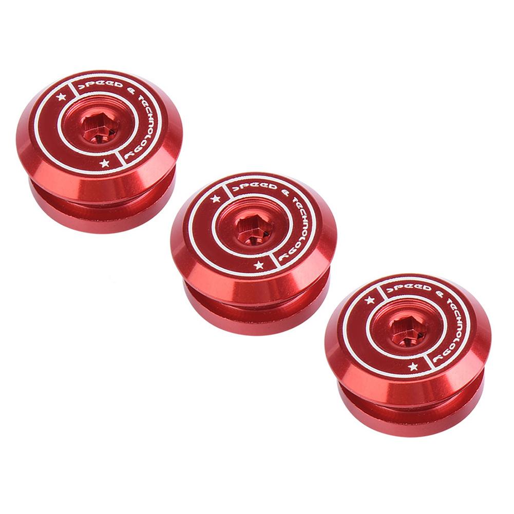 3 Pcs Motorcycle Cleaner Decorative Cover for Xmax300 2017-2018(Red)