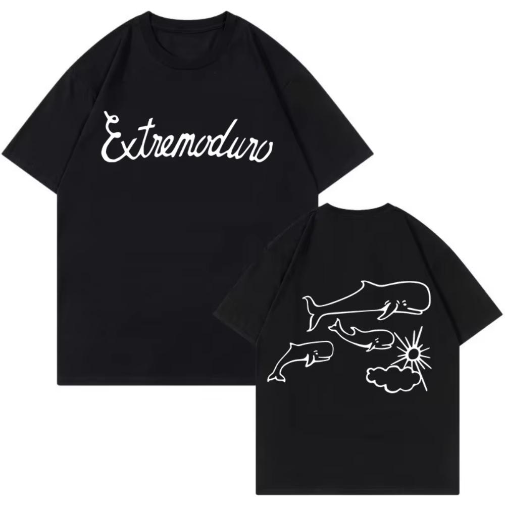 Unisex Fashion Rock Band Extremoduro Print Short Sleeve T Shirt Men Women Graphic Vintage TShirts Y2k Hip Hop Tees Tops Clothes