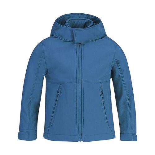 B&C Childrens/Kids Hooded Soft Shell Jacket