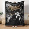 Michael Jackson Sempre Stella della Musica Collage Stampa Coperta di Flanella Morbida Calda Coperta da Divano Decorazione per Letto