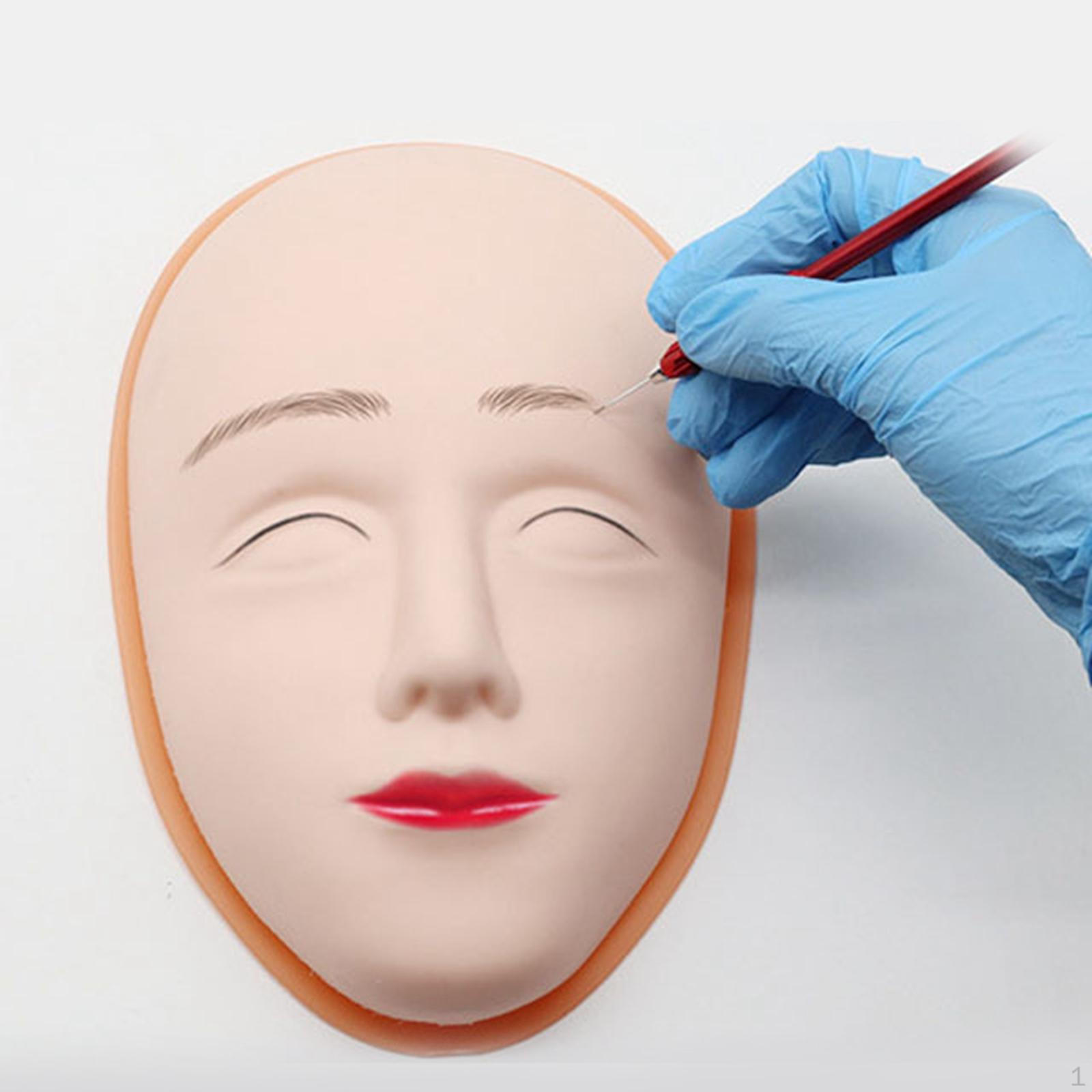 

Head Silicone Practice Eyebrow Permanent