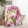 1 Stück Decke - Nezuko Demon Slayer Kanroji Mitsuri Druckdesign, Leichte Decke für Sofa, Bett - Weich & Warm, Geschenk für Alle Jahreszeiten