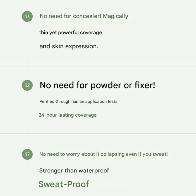 Blanc Nature Sebum Zero Air Fit Cushion 15g + Refill + Puff (3 Colors)