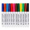 12Pcs Erasable Marker Pen 1.0mm Line Width 12 Color Colored Whiteboard Marker Large Capacity Quick Drying for Office