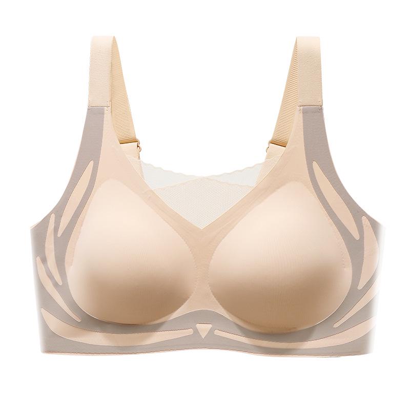 Women's Seamless Post-Mastectomy Bra with Breathable Silicone Prosthesis