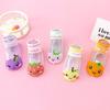 5 Pairs Girls Summer Fruit Bowknot Mesh Socks Breathable Glass Silk Mid Calf Childrens Thin Versatile Stockings