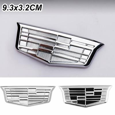 9.3x3.2CM Metalen Auto Carrosserie Zijembleem Achterklep Badge Sticker voor ATS BLS CT4 CT5 CTS ESCALADE SRX STS XT4 XT5 XT6 XTS