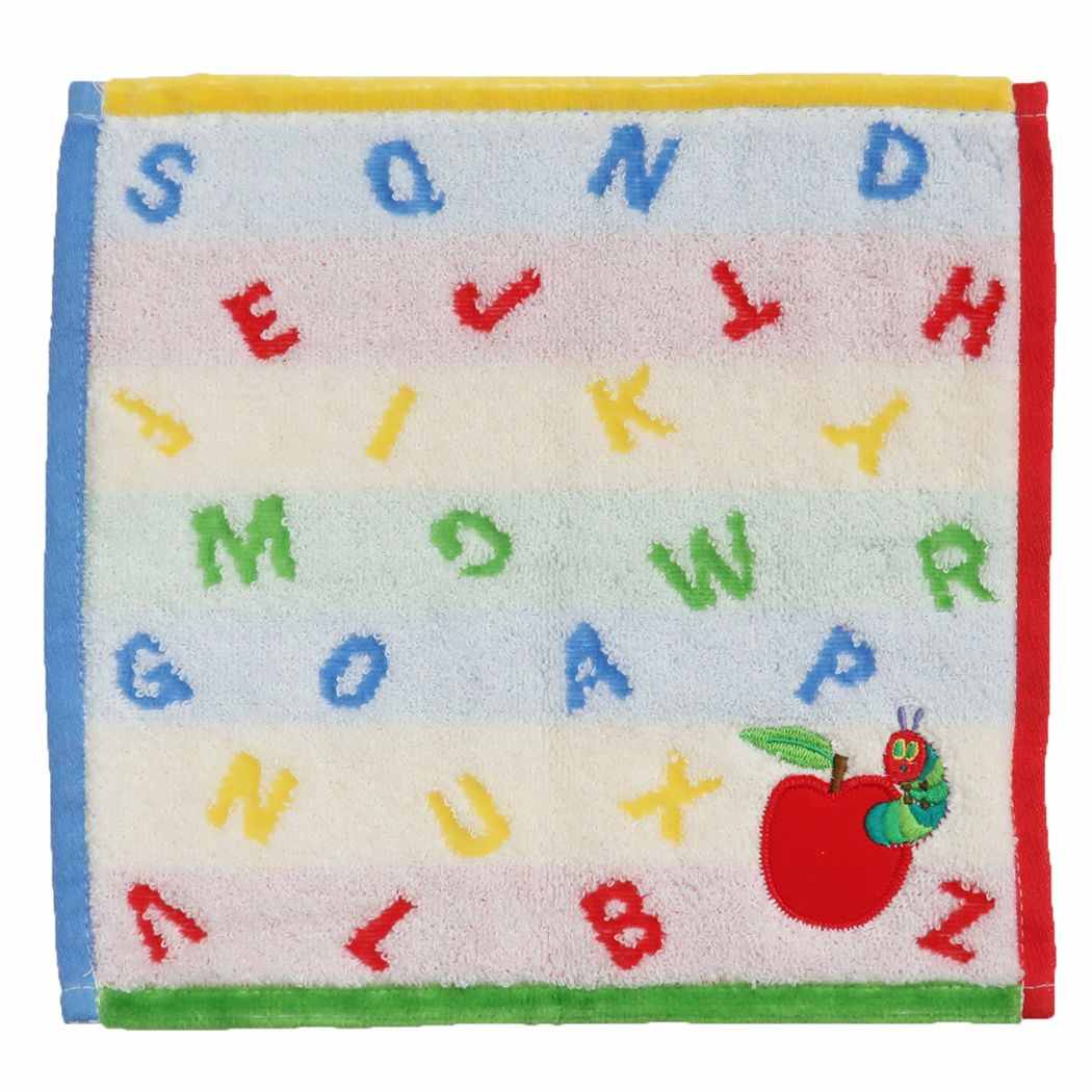 Jacquard handkerchief towel mini Hungry Caterpillar Study Eric Carle Hayashi gift picture book mail delivery available