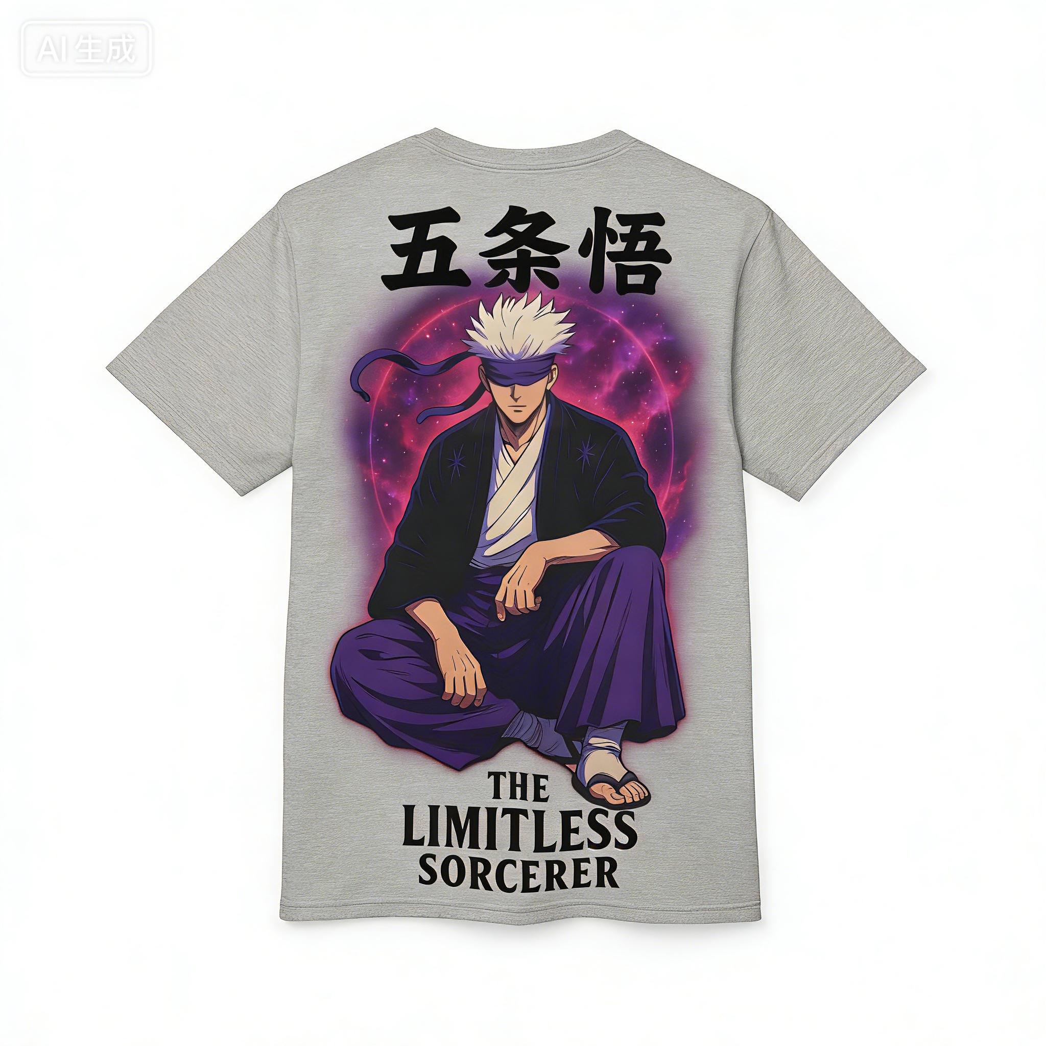 

Anime Vintage Unisex T Shirt Satoru Gojo Fan Made Anime Shirt Unisexga Streetwear Graphic Tee Jujutsu Style Anime TShirt 4XL