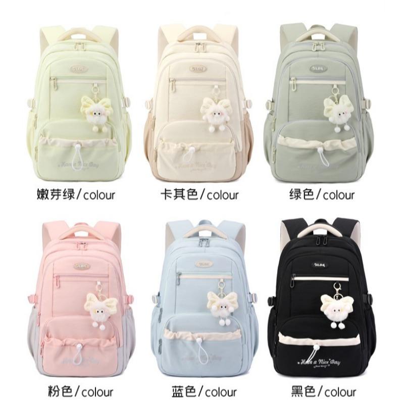 Korean Casual Women Backpack Young Girls Sweet Cute Backpack Teen Students School Bags Large Light Waterproof Travel Rucksack