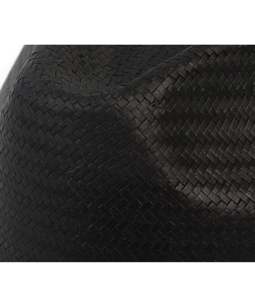 Yunibeosyeolkemiseuteuli Bu Gentle Simple Black Fedora Summer Hat