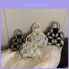 Adorable Mini Baby Handheld Bag Creative Design For Girls Trendy White Pearl Crossbody Bag
