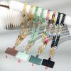 New acrylic color neck anti-lost mobile phone chain, convenient messenger hand carry fashionable mobile phone case hanging chain
