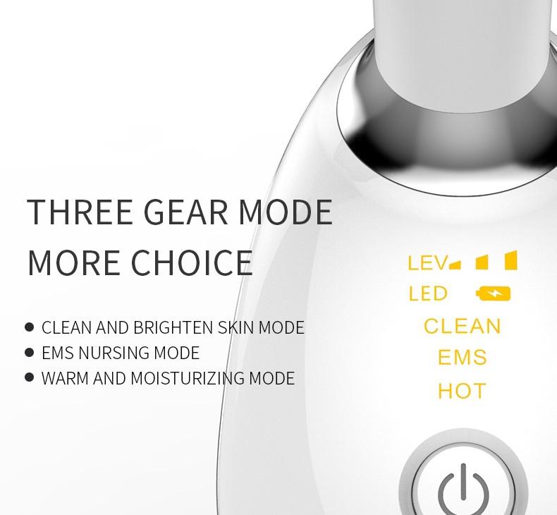 Neck Beauty Instrument - Anti-Wrinkle, Lifting, LED Light Therapy, EMS, 45°C Heat, Rechargeable