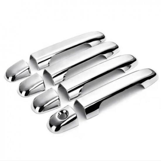 8Pcs Chrome Exterior Car Door Handle Cover For Toyota Camry XV50 ACV50 2012-2017