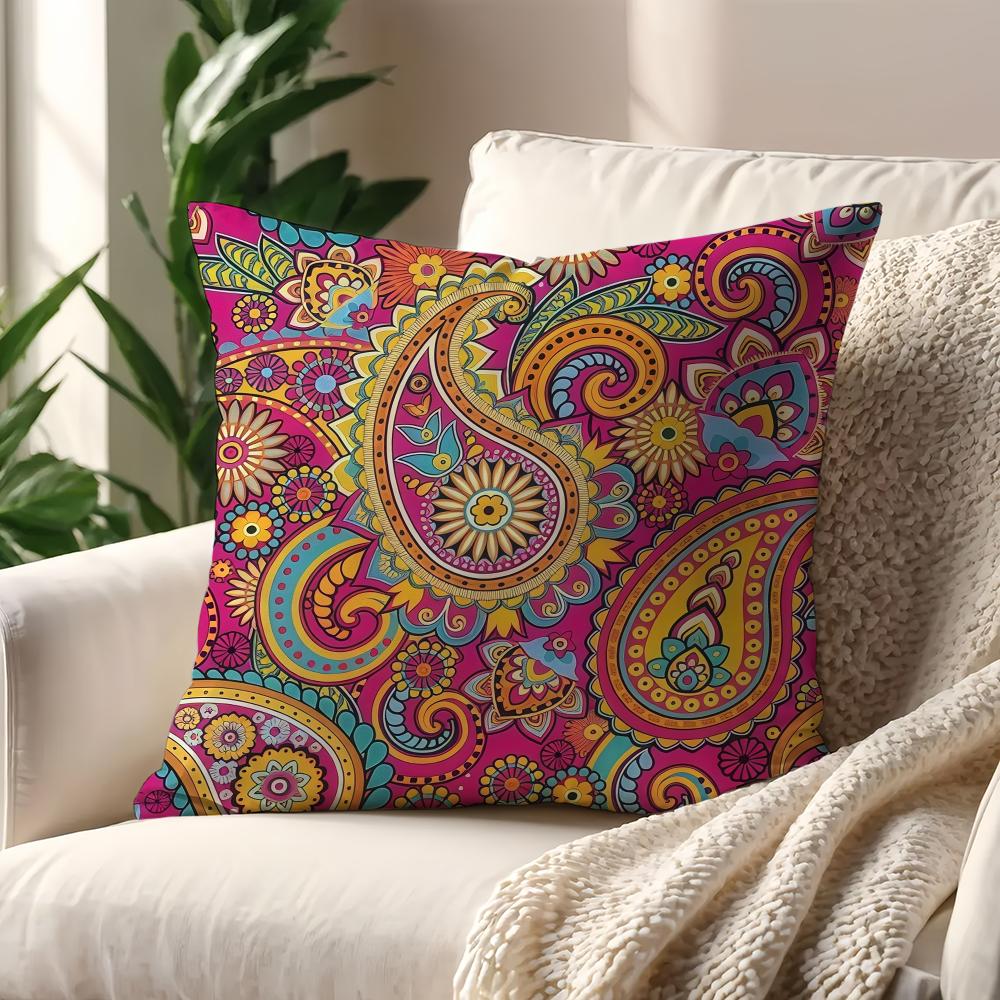 Art P-Paisley Vinyl cushion cover Decoration Room Shop Car Best Home Office Coffee Pillow Sofa Printing Nordic Simplicity Hit
