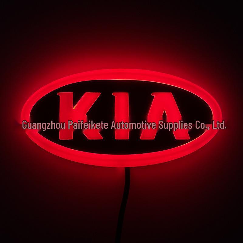 Kia K5, Sorento, Cerato, Forte 4D Emblème Arrière LED Lumineux