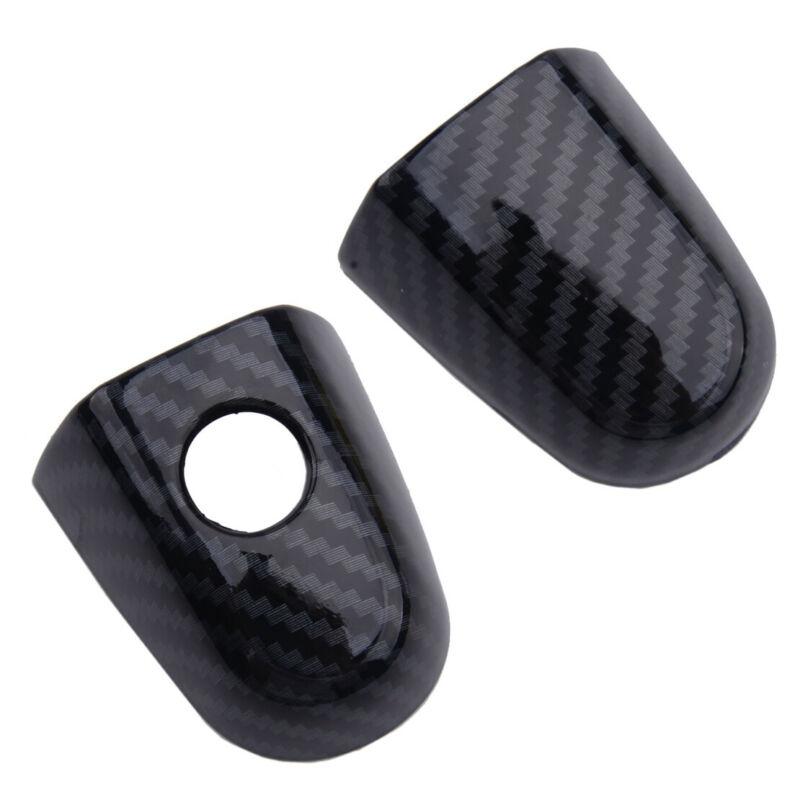 Dla Honda CR-V CRV / Civic 2012 2013 2014 2015 2016 aktualizacja Chrome/z włókna węglowego osłony klamek do drzwi samochodowych tapicerka samochodu