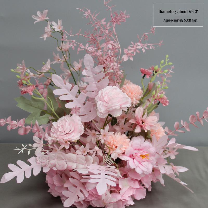 Artificial Wedding Aisle Flowers: Hotel Table Arrangements & Decorative Flower Balls for Stage and Welcome Area