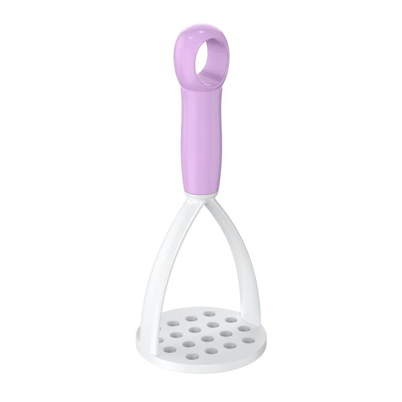 

5 Colors Manual Mashed Potato Press Baby Food Kitchen Tool Press Potatoes Crush Magical Tool Gadgets Thick Durable