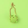 Hanging Accessories for Car Rearview Mirror Decor, Handmade Knitted-Frog