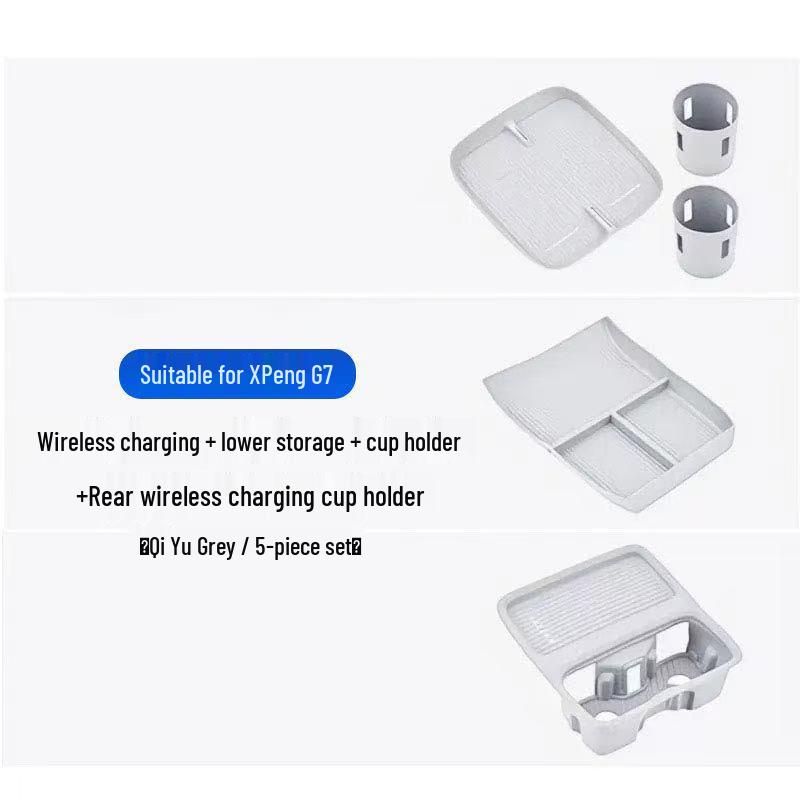 Xiaopeng G7 Central Console Scratch-Resistant Wireless Charging Pad & Storage Protector