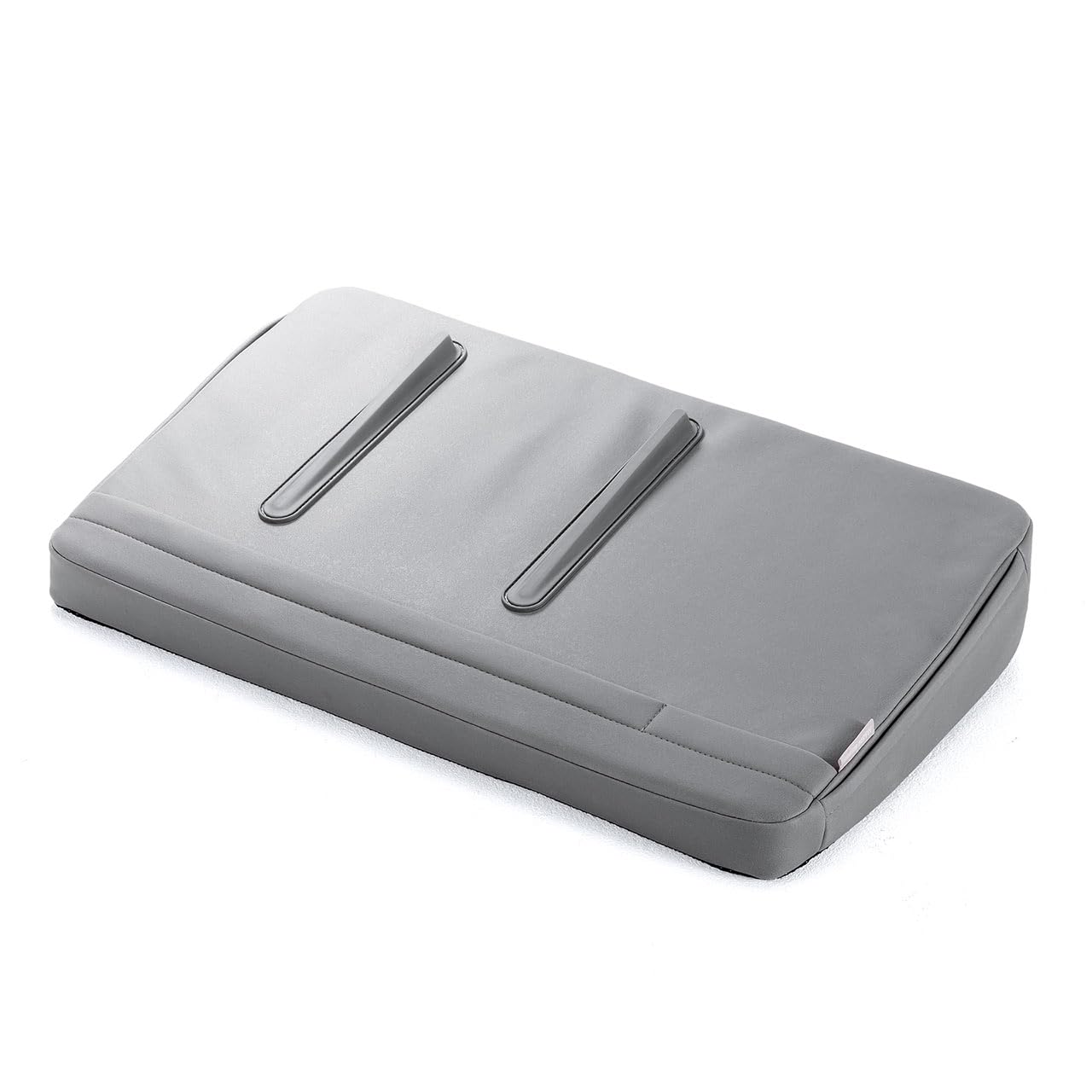 

Sanwa Direct Наколенный столик-подушка Ширина 54 см Легкий 490 г С карманом для мелочей Совместим с использованием мыши Съемный моющийся портативный столик-подушка серый