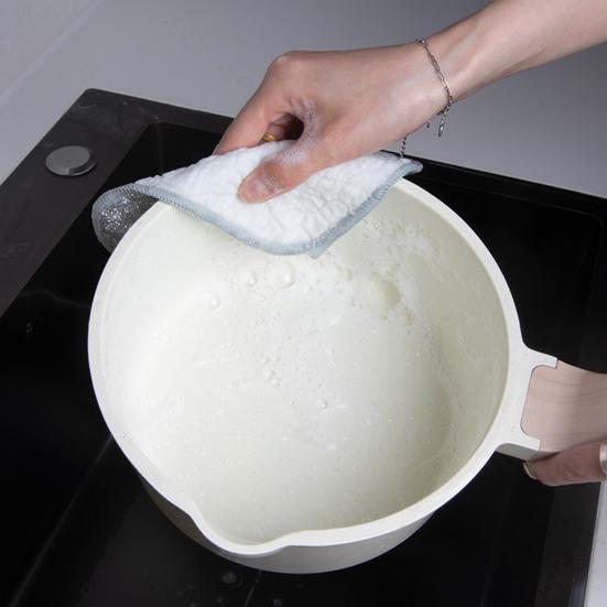 10Pcs Multipurpose Wire Dishwashing Rags Fast Drying Non-Scratch Reusable Wire Cleaning Cloth Kitchen Dishcloth
