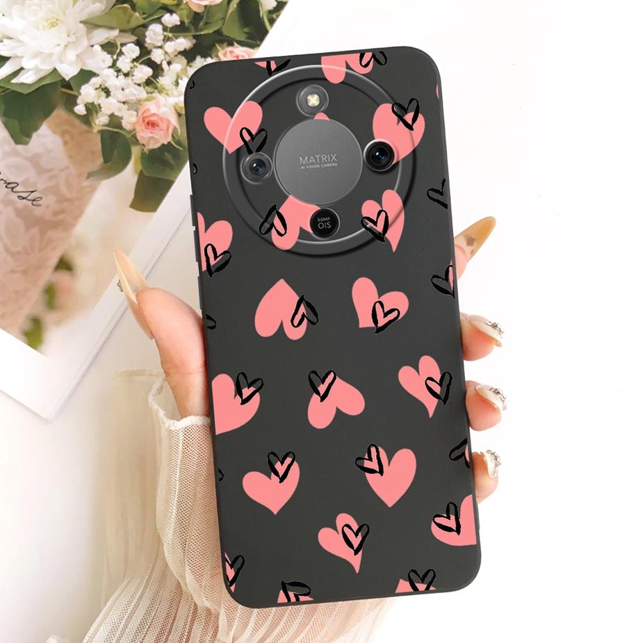 For Honor X9d Case Magic8 Lite Cute Fashion Cartoon Cover Soft TPU Phone Case For Honor Magic 8 Lite X 70 HonorX9d HonorX70 Bags