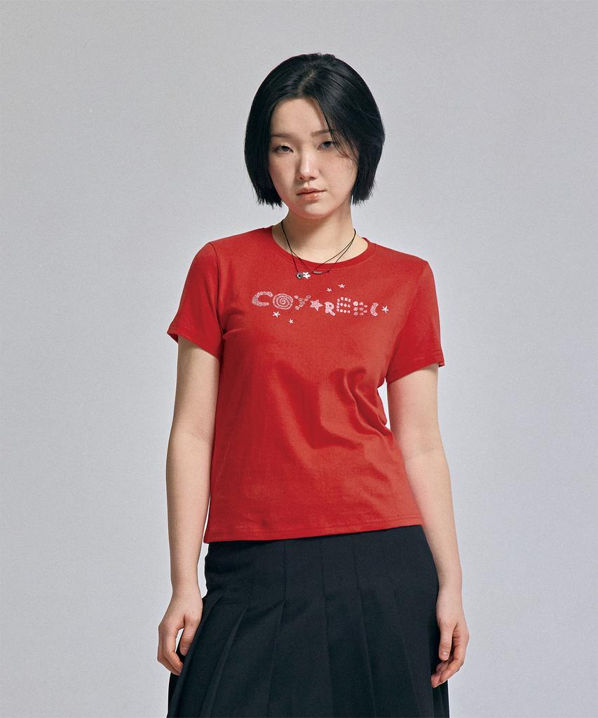 AWESOME STUDIO Little Star T-Shirt Red