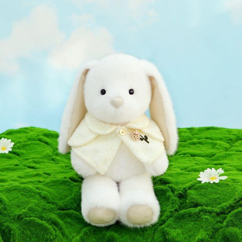 Ear Hanging Shawl Rabbit Plush Toy Clothes Can Be Disassembled Holiday Kids Gift