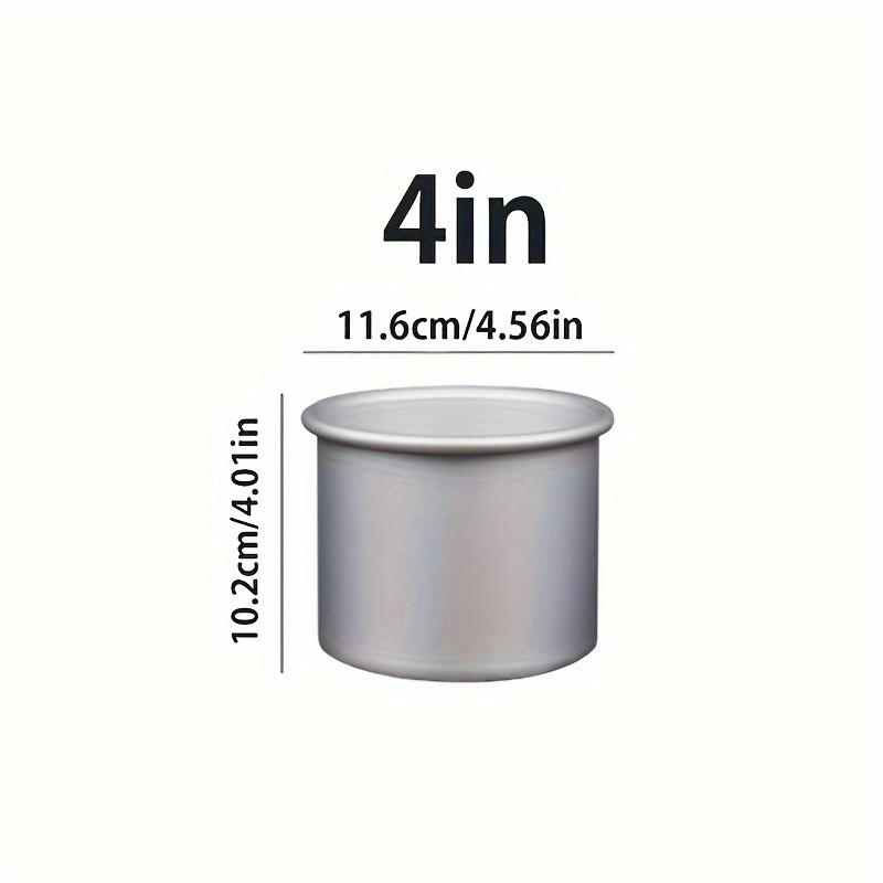 

1 шт., Увеличенная форма для торта 4/8 дюйма со съемным дном из алюминиевого сплава, противень для выпечки торта, круглая форма, шаблон для сковороды, принадлежности для выпечки