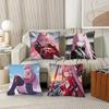 1Pc D-Darling In The Franxx Zero Zero Two Pillow Case Fashion Square Pillowcase Bedroom Sofa Room Ins Decoration Leisure