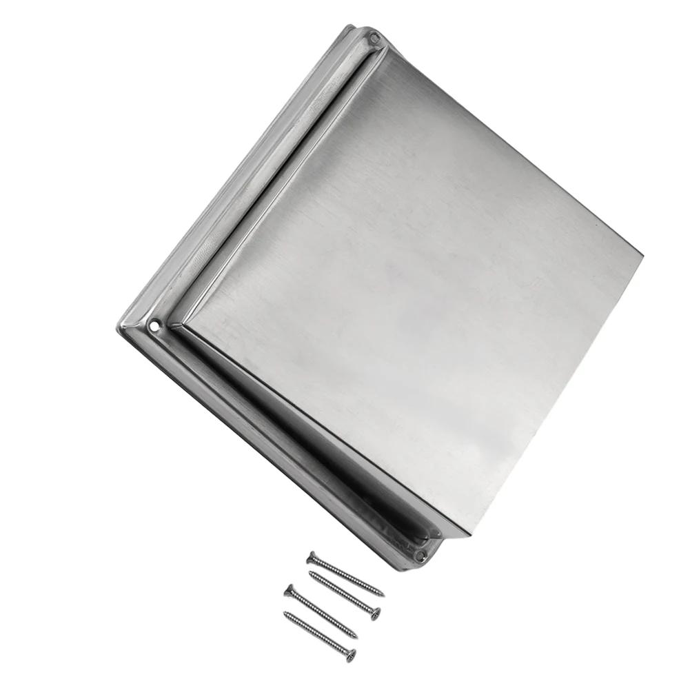 Reliable 100mm Wall Air Vent Extract Valve Grille, Made of Stainless Steel, Enhances Home Ventilation, Wind and Rain Protection