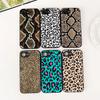 Skyddsfodral för Apple iPhone 17 Pro XS Max Air 6 7 8 Plus 5 + SE 2022 SE2 16E Fodral Mobilskal Ko-mönster Leopard Orm