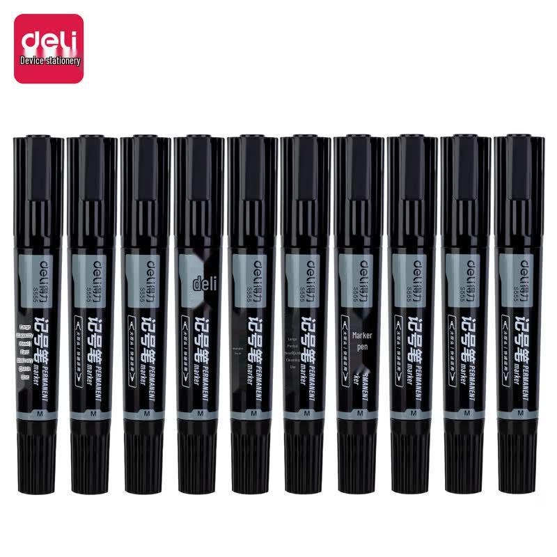 Deli S555 Dual-Tip Marker Pen