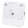 Bluetooth Portable CD Player MP3 Stereo Sound Desktop CD Music Player with Remote Control for Home White