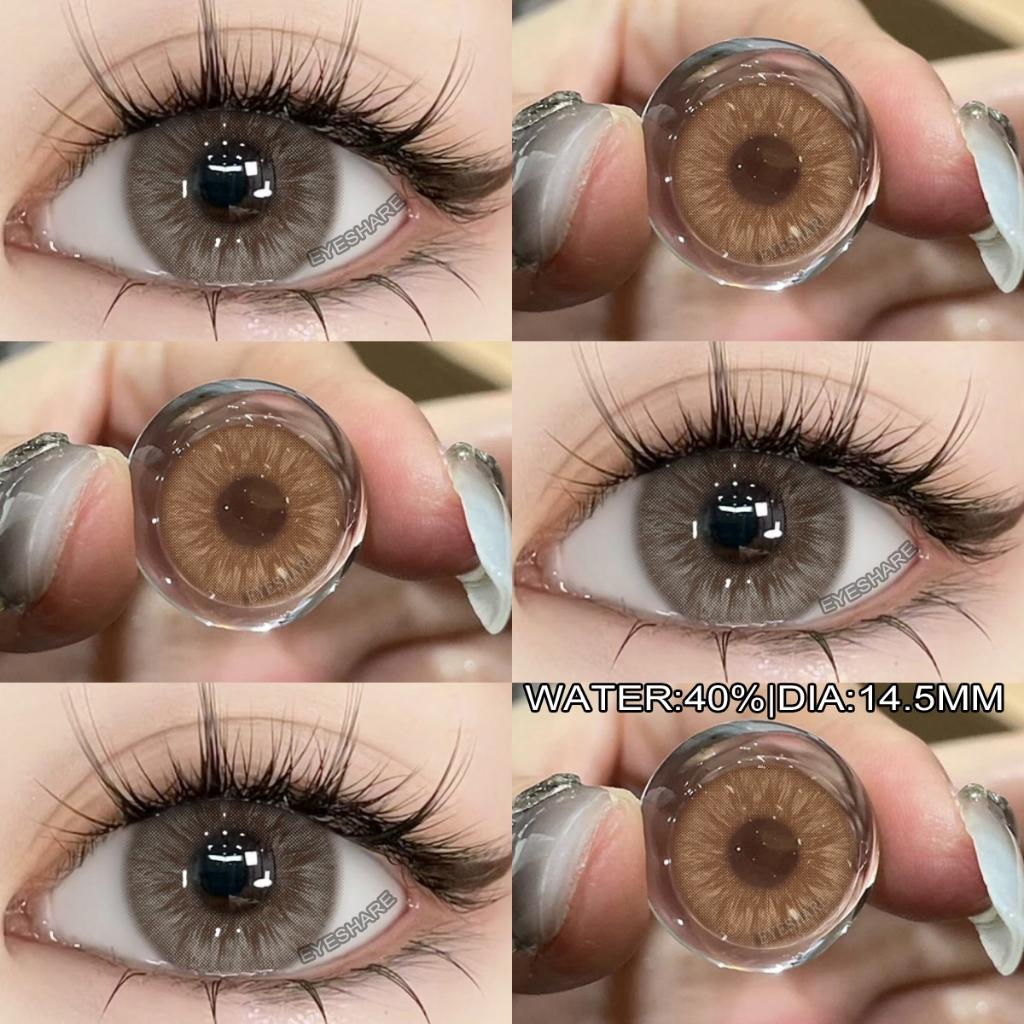 Eyeshare Contact Lenses For Eyes Doll Eye Bubble Soft Contact Lens Case Makeup Yearly Contacts