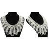 Handmade Layered Pearls Choker Necklace Luxurious Body Chain Shoulder Shawl Collar for Women Body Jewelry Accessory