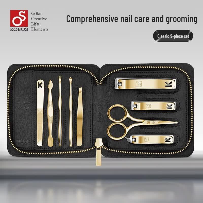 KOBOS 9-Piece Nail Clipper Set